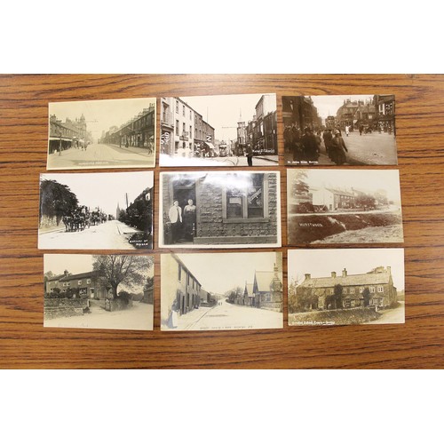 75 - Lancashire. Coln. of vintage and modern ptd and R.P's in plastic sleeves, incl. Accrington, Bacup, B... 