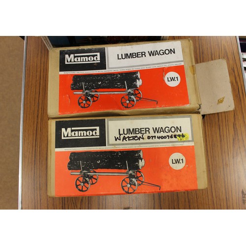 117 - Collection including OO gauge unboxed coaches, track, etc, diecast in frame, soldiers, toys, Mamod, ... 