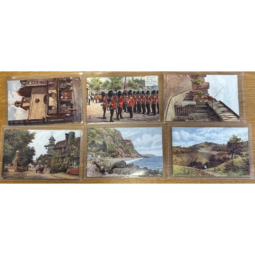 121 - Publishers. Misc. coln of publishers with Tucks Oilettes (336) and Salmon art (351), with ptd, artis... 