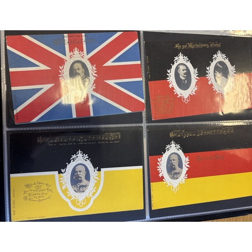 123 - Royalty. Misc. coln. of ptd, R.P's and artist drawn cards in one modern slipcase album, incl. palace... 