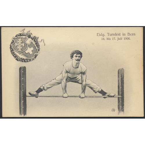127 - Sports. Coln. of loose vintage cards, mostly artist drawn cards of Friedrick Ludwig John's FFFF move... 
