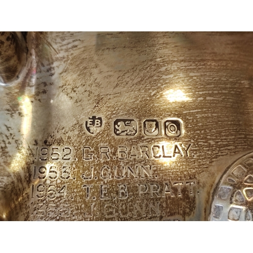 132 - Collection including hallmarked silver with Watford Chamber of Commerce Golfing Society Autumn Cup 5... 