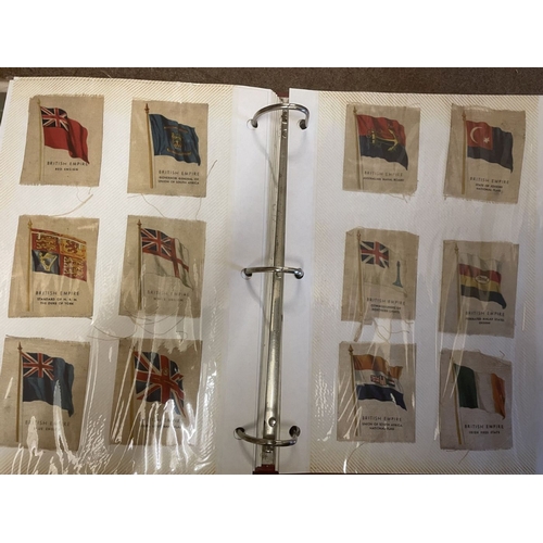 134 - Accumulation of cigarette cards and postcards, loose, in albums and paper albums, generally fair to ... 