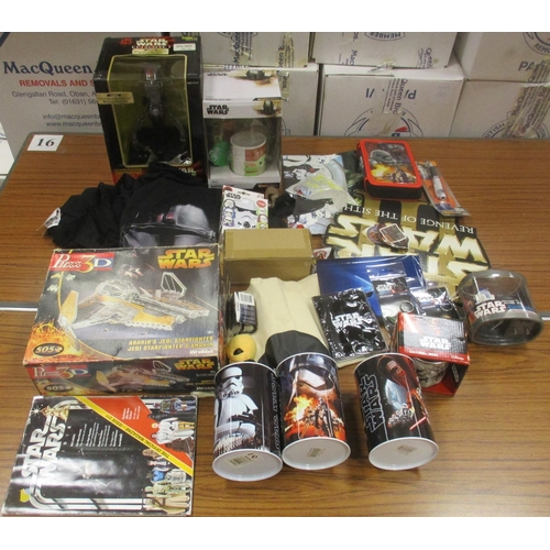 148 - Star Wars. Assortment of various collectables, generally excellent to mint in very good to excellent... 