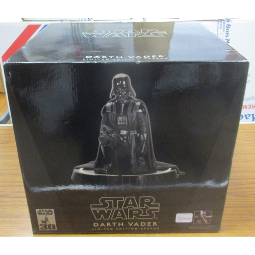 171 - Star Wars. Gentle Giant. The Empire Strikes Back Darth Vader limited edition statue with light up ba... 