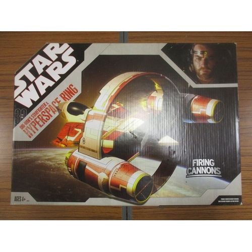 193 - Star Wars. Hasbro. Range of 30th Anniversary vehicles, generally near mint to mint in excellent to n... 