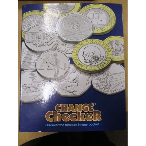 Uncirculated collection in Change Checker album including £5 (7), £2 ...