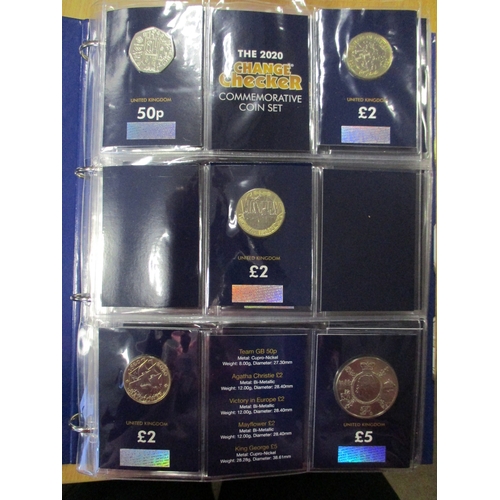 Uncirculated collection in Change Checker album including £5 (7), £2 ...