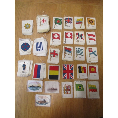 Collection of loose silks, including ranges from Phillips B.D.V Army ...