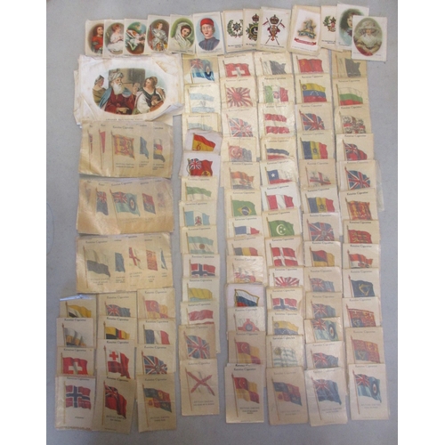 44 - J. Wix. Loose collection of Kensitas silk cards, generally very good, with ranges of Flags of the Br... 