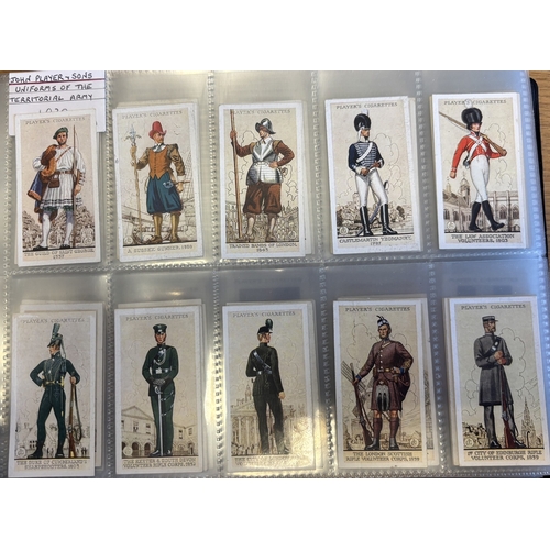 12 - Collection in 4 albums of complete sets, generally very good, including ranges of Ardath with Stamps... 