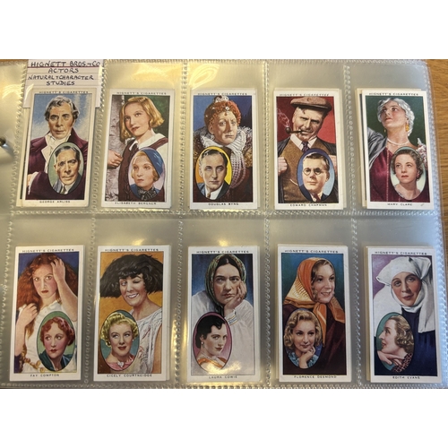 12 - Collection in 4 albums of complete sets, generally very good, including ranges of Ardath with Stamps... 