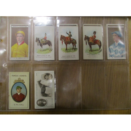 13 - Collection in plastic sleeves with complete sets including Carreras Horses & Hounds, Races Historic ... 