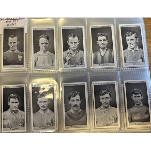 17 - Collection of full sets in 4 albums, generally very good, including ranges of B.A.T, Carreras, Churc... 