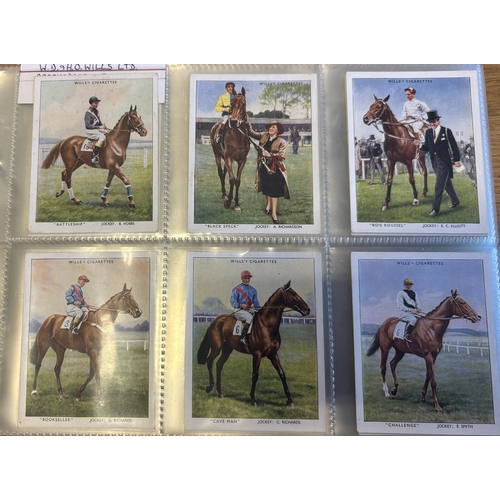 17 - Collection of full sets in 4 albums, generally very good, including ranges of B.A.T, Carreras, Churc... 