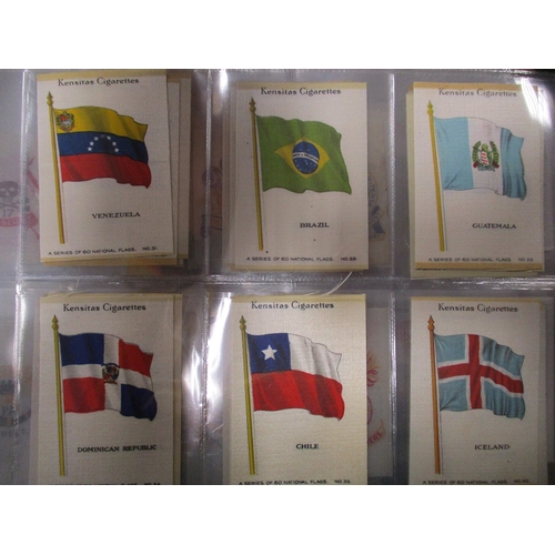 24 - Collection of cigarette cards with Phillips B.D.V silks, Smiths War Incidents 2nd set, Wix Kensitas ... 