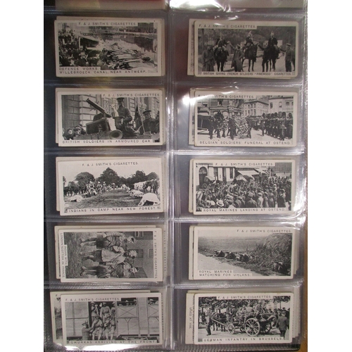 24 - Collection of cigarette cards with Phillips B.D.V silks, Smiths War Incidents 2nd set, Wix Kensitas ... 
