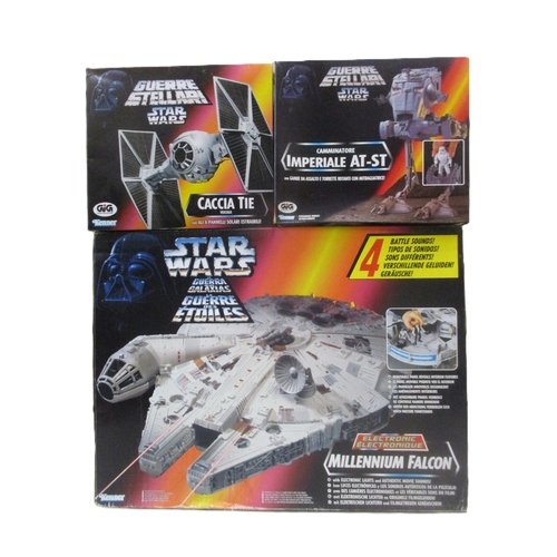 249 - Star Wars. Tonka. Range of vehicles, generally near mint in near excellent to excellent boxes, with ... 