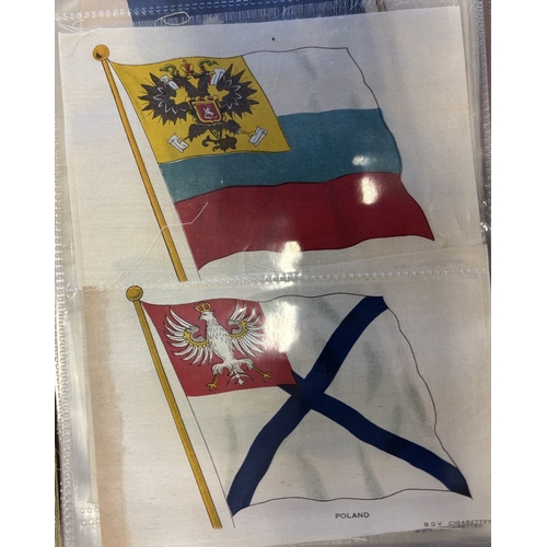 25 - Collection of mostly part set silk flags in one album, generally very good, including ranges of BDV ... 