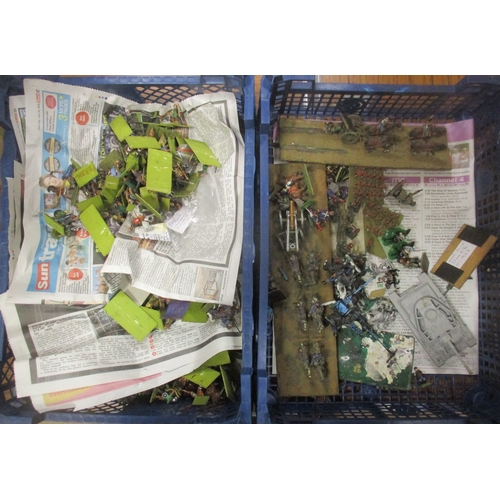 274 - Large accumulation of plastic/metal wargaming figures and vehicles of mixed scales, generally very g... 