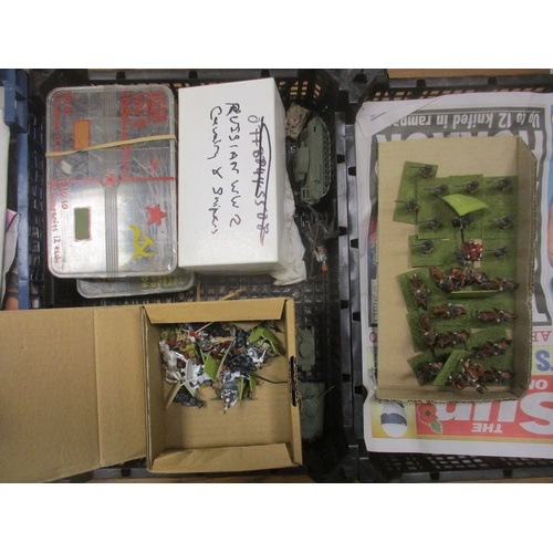 277 - Large accumulation of wargaming figures of mixed scales, majority metal, generally very good to exce... 