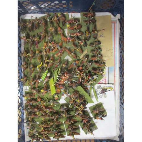 277 - Large accumulation of wargaming figures of mixed scales, majority metal, generally very good to exce... 