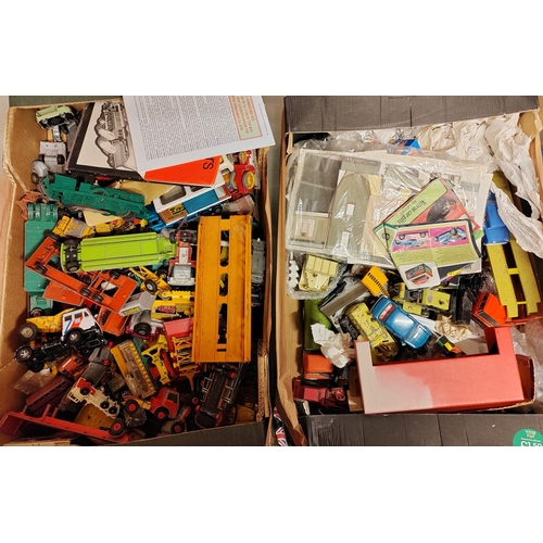 288A - Collection of unboxed cars, vans, trucks etc. mostly Matchbox with ranges from Corgi, Tri-ang etc., ... 