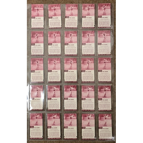 34 - Cotton. Complete set in plastic sleeves with 1938 Golf Strokes E/F, generally good. Cat. £1,500. (L)