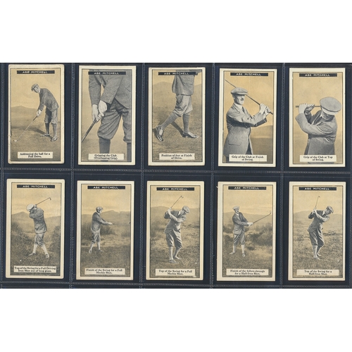 49 - Imperial Tobacco Co. Of Canada. Complete set in plastic sleeves with 1925 How to Play Golf, generall... 