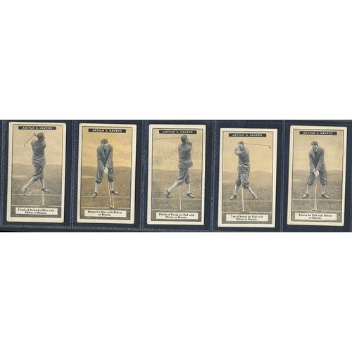 49 - Imperial Tobacco Co. Of Canada. Complete set in plastic sleeves with 1925 How to Play Golf, generall... 