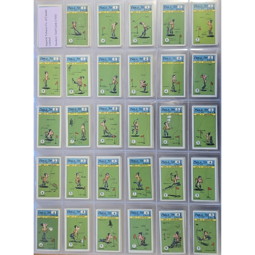 51 - Imperial Tobacco Co. Of Canada. Complete set in plastic sleeves with 1926 Smokers Golf Cards, genera... 