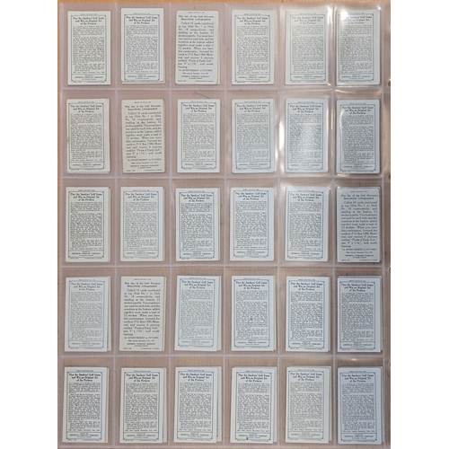 51 - Imperial Tobacco Co. Of Canada. Complete set in plastic sleeves with 1926 Smokers Golf Cards, genera... 