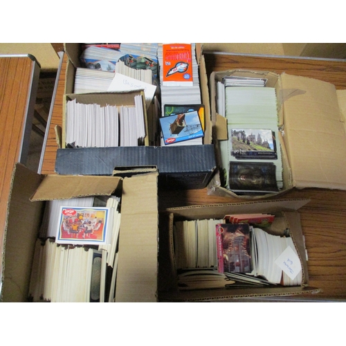 55 - Collection of modern TV/Film themed cards including Cards Inc Captain Scarlett, Harry Potter, Inkwor... 