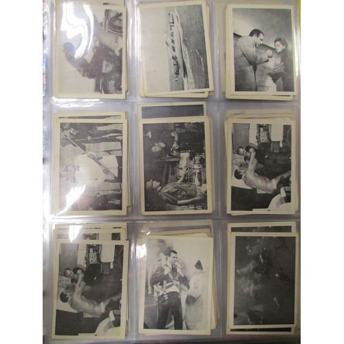 56 - Collection of part sets in 2 albums with ranges including A & B.C Planes (106), Planet of the Apes (... 