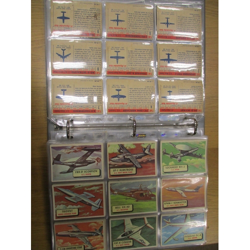 56 - Collection of part sets in 2 albums with ranges including A & B.C Planes (106), Planet of the Apes (... 