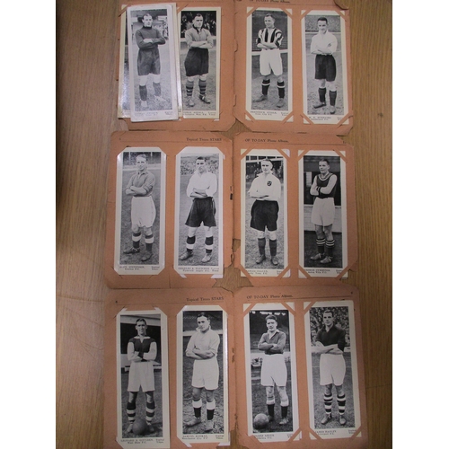 57 - Collection with Topical Times Portrait Panels (9), in album (26), plus cigarette cards with ranges f... 
