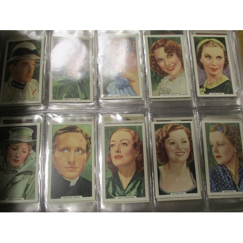 57 - Collection with Topical Times Portrait Panels (9), in album (26), plus cigarette cards with ranges f... 