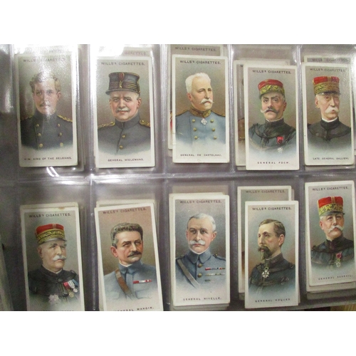 57 - Collection with Topical Times Portrait Panels (9), in album (26), plus cigarette cards with ranges f... 