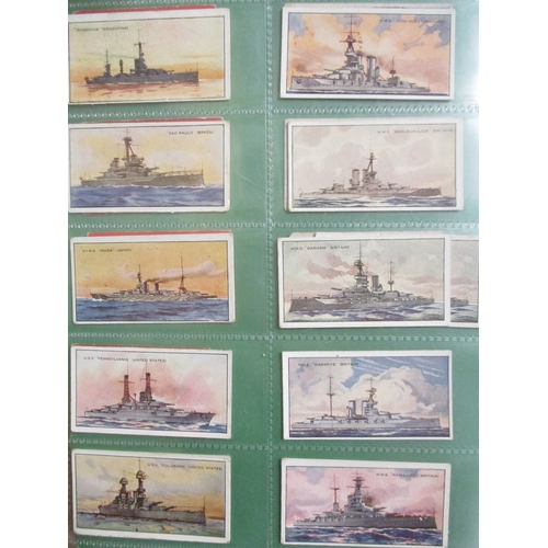 7 - Collection in 13 albums with part sets including ranges from Mitchell Humorous Drawings (45), Ogdens... 