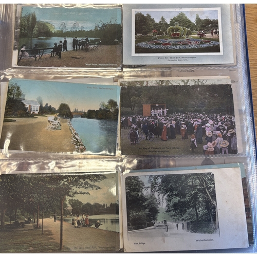 87 - Misc. coln. of vintage and modern cards in 8 albums and some loose, with artist drawn, ptd and R.P's... 