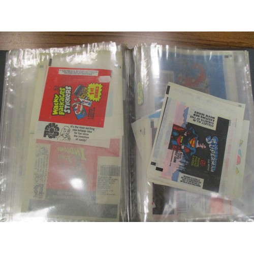 54 - Collection of complete and part sets in plastic sleeves including A & B.C Batman pink back, Beatles ... 