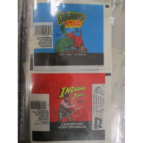 54 - Collection of complete and part sets in plastic sleeves including A & B.C Batman pink back, Beatles ... 