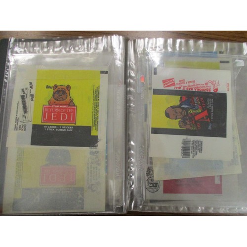 54 - Collection of complete and part sets in plastic sleeves including A & B.C Batman pink back, Beatles ... 