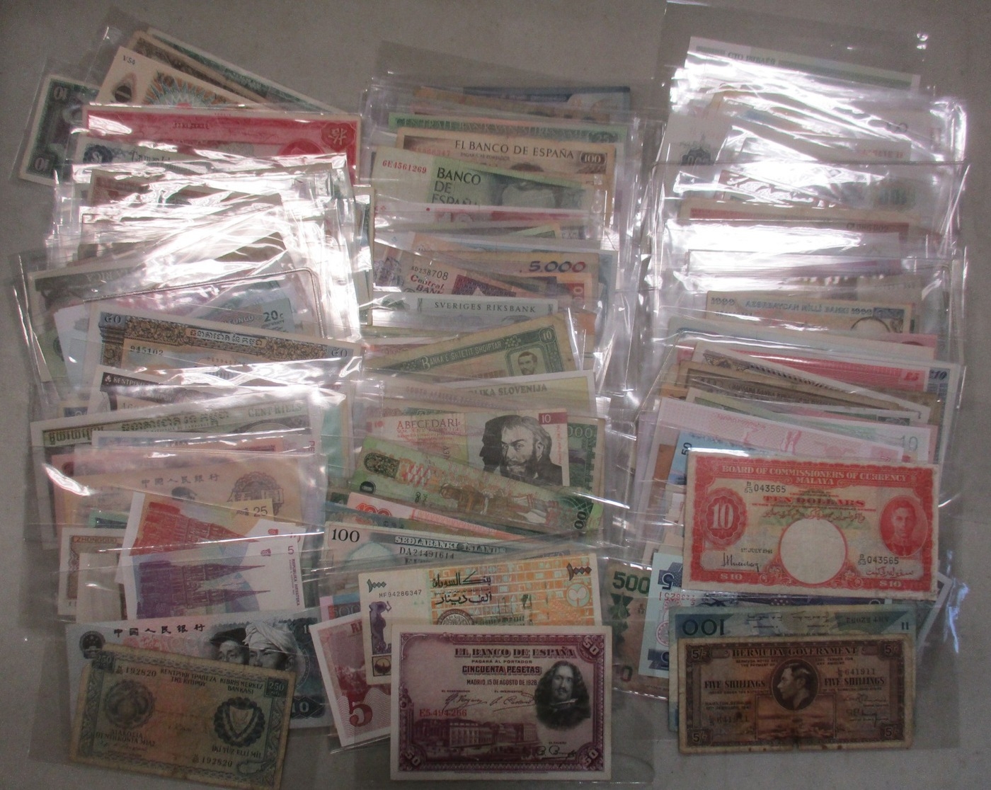 Accumulation of largely 1950s-2000s world issues, generally good fine ...