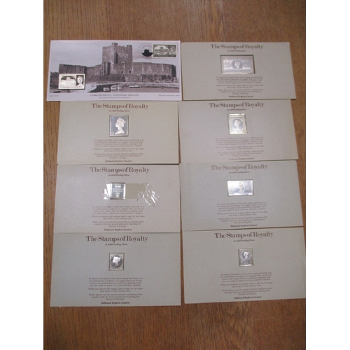 Collection of silver proofs with Royal Mail ' The Victorian stamp ingot ...