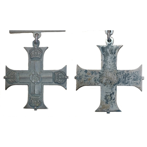 16 - WW1 Military Cross un-named as issued, presented in original case, tarnishing to reverse, plus minia... 