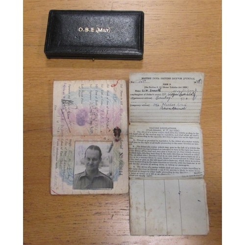 28 - WW2 OBE (Military), 1939-45, Burma stars, Defence Medal and BWM with MID oakleaf attributed to Lieut... 