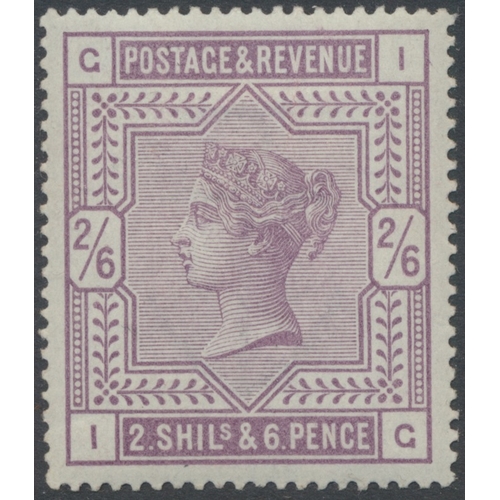 213 - 1883-4 2/6d lilac, mint. Small spot of surface wear but otherwise a very fine and fresh example. (SG... 