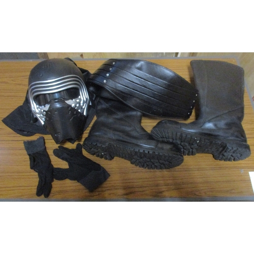 155 - Star Wars. Pair of home made costumes, with Kylo Ren and Tusken Raider with Gaffi Stick (Gaderffii) ... 