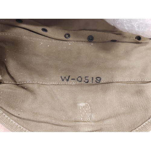 101 - U.S. Army medical bags with harness, general aging and wear, some stains, interior of one bag marked... 
